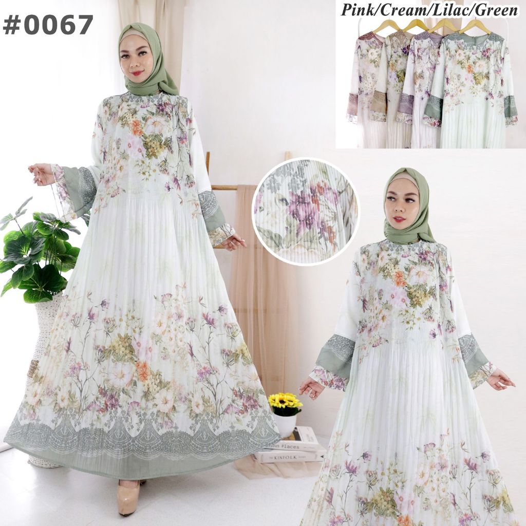 GAMIS ALIYAH DRESS MUSLIM PAKAIAIN WANITA