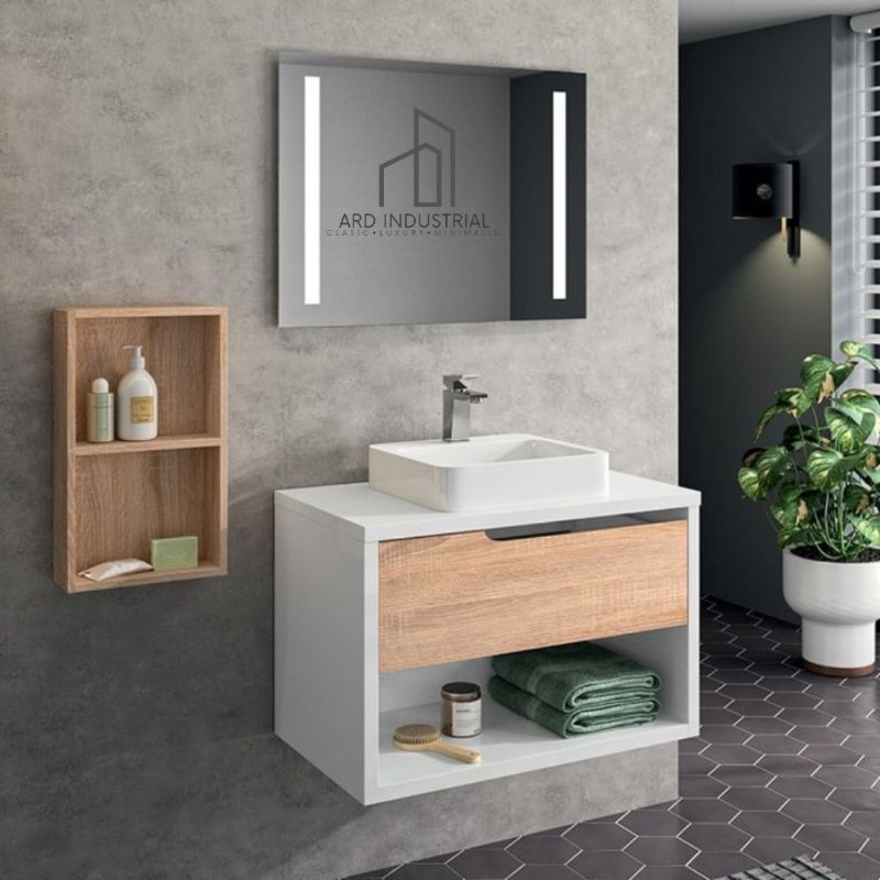 cabinet wastafel gantung wastafel kamar mandi minimalis