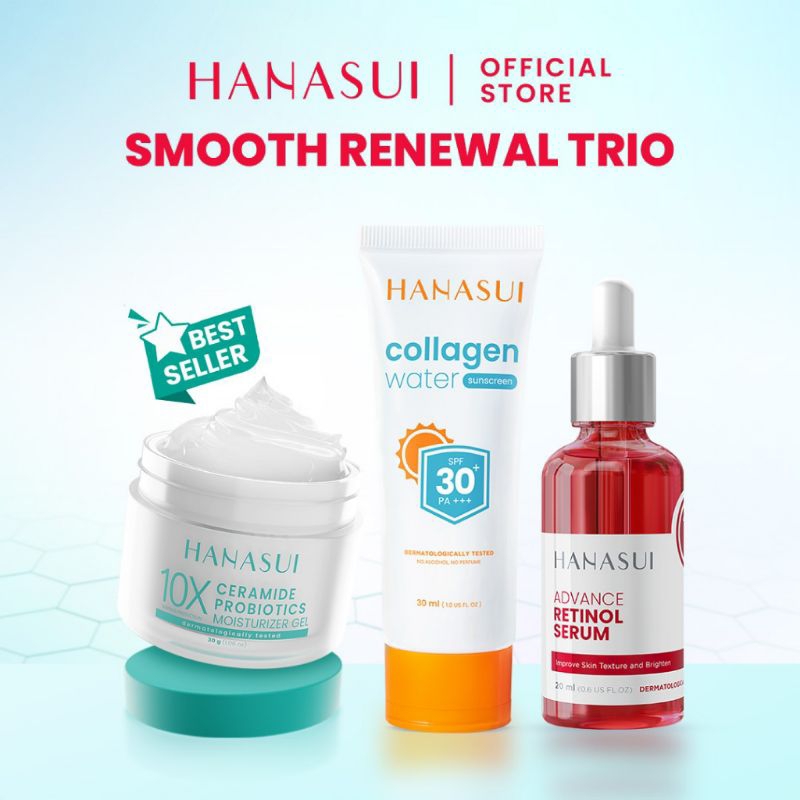 PAKET FLEK, BEKAS JERAWAT, KULIT KUSAM BY: HANASUI SKINCARE