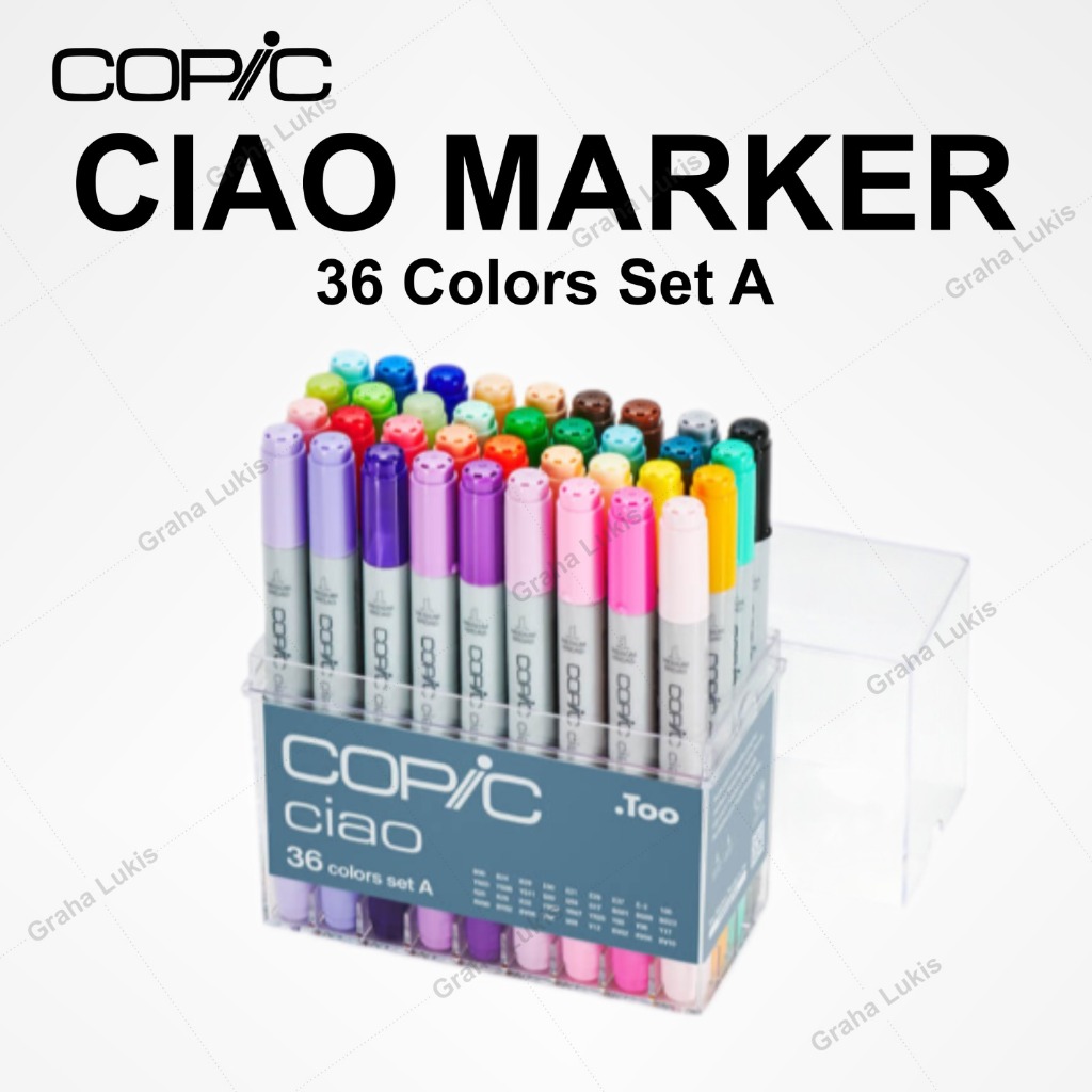 

Copic Ciao Marker Set 36 - A / 36A / 36-A