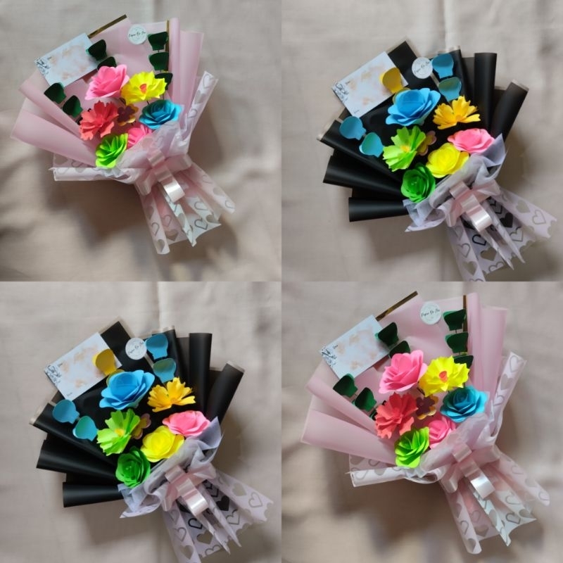 

Buket Bunga Origami Reguler / Origami Flowers Bouquet/ Kado Wisuda Kekinian