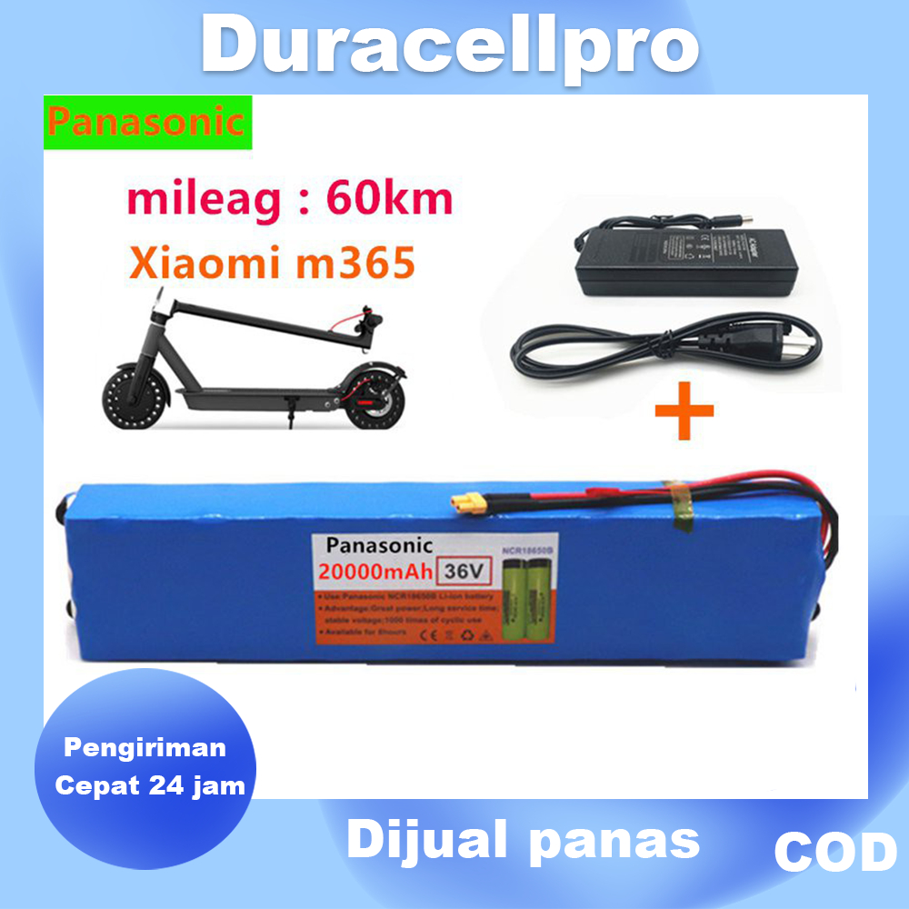 Baterai 36V 20Ah Baterai Skuter Xiaomi Mijia m365 36V 20000mah Skuter Listrik Papan Baterai BMS Xiao