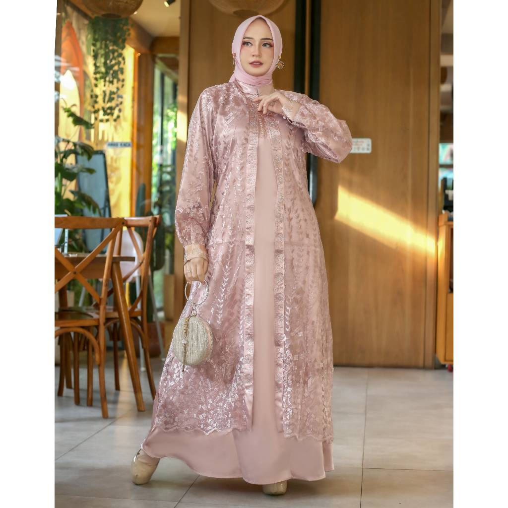 𝗦𝗲𝘁𝗲𝗹𝗮𝗻 gamis kebaya Modern / Baju Kurung / Kebaya Wisuda / Baju Wanita / Baju Atasan Wanita Kekinia