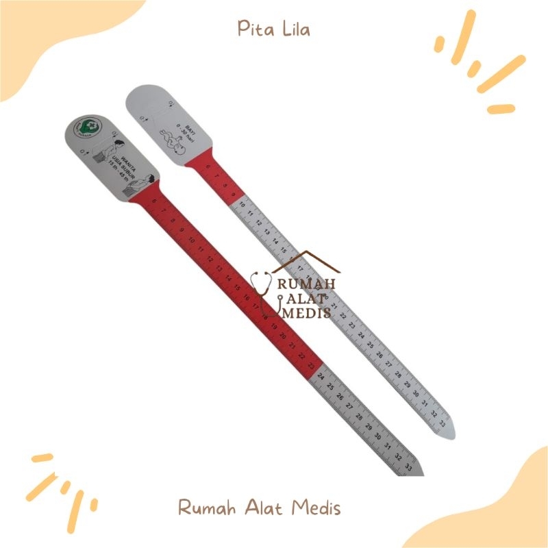 Pita Lila / Pita Lyla Pengukur Lingkar Lengan Ibu Hamil / Meteran Lila