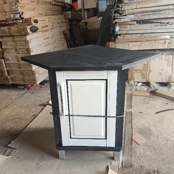 Meja Rak Sudut Kitchen Set Sudut Bawah "Sucitra" KCB5110