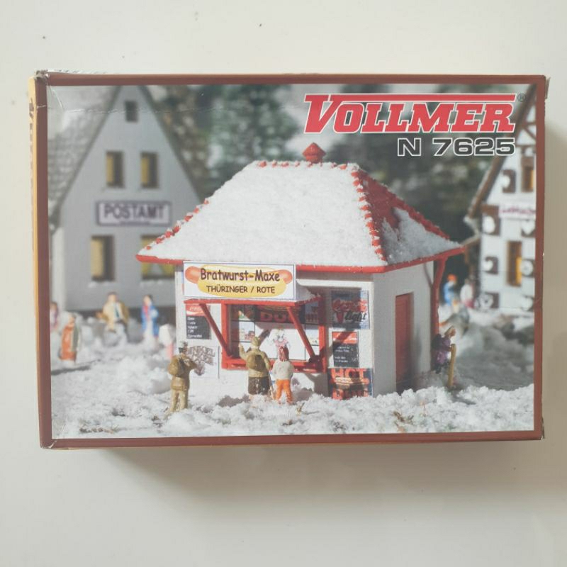 Kit Vollmer - Kios - Skala N 1/160 Germany untuk diorama train set skala N