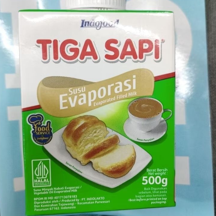 

susu evaporasi tiga sapi 500g