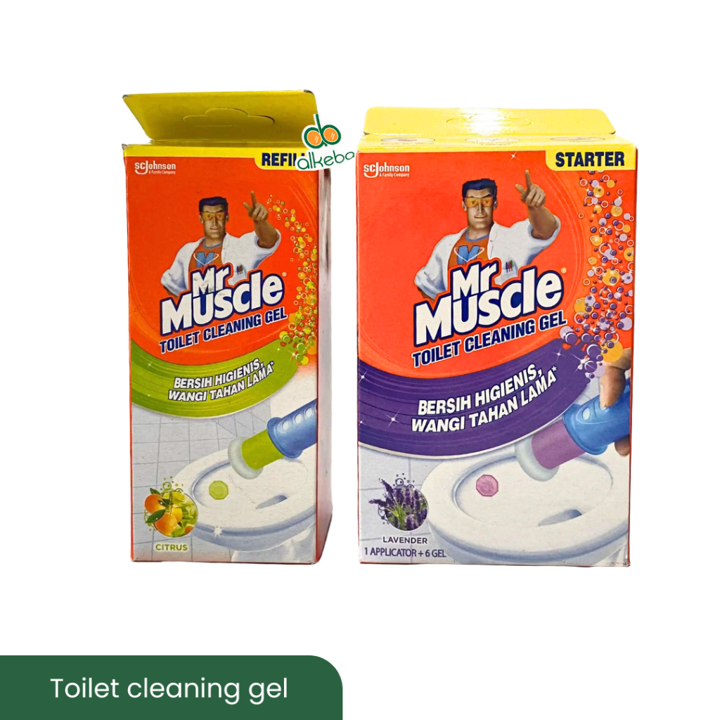 Mr Muscle Toilet Cleaning Gel Starter 36ml Pengharum toilet gel cleaner