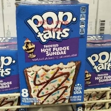 

Kellogs Pop Tarts Hot Fudge Sundae cemilan 384gr
