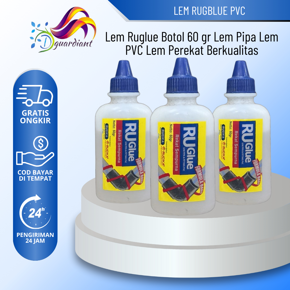 

Lem Ruglue Botol 60 gr Lem Pipa Lem PVC Lem Perekat Berkualitas