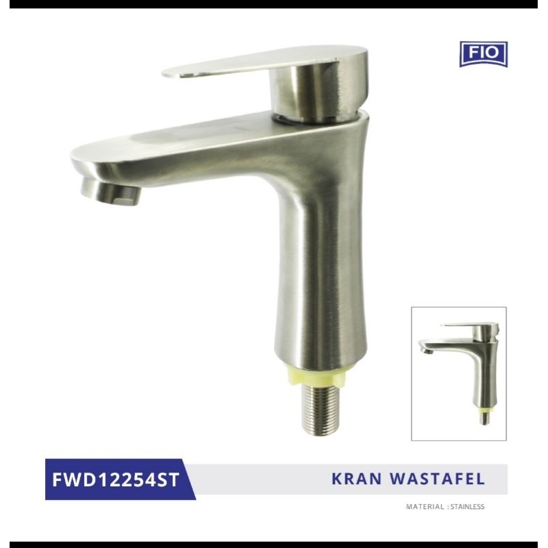 Kran wastafel stainless Fiorentino
