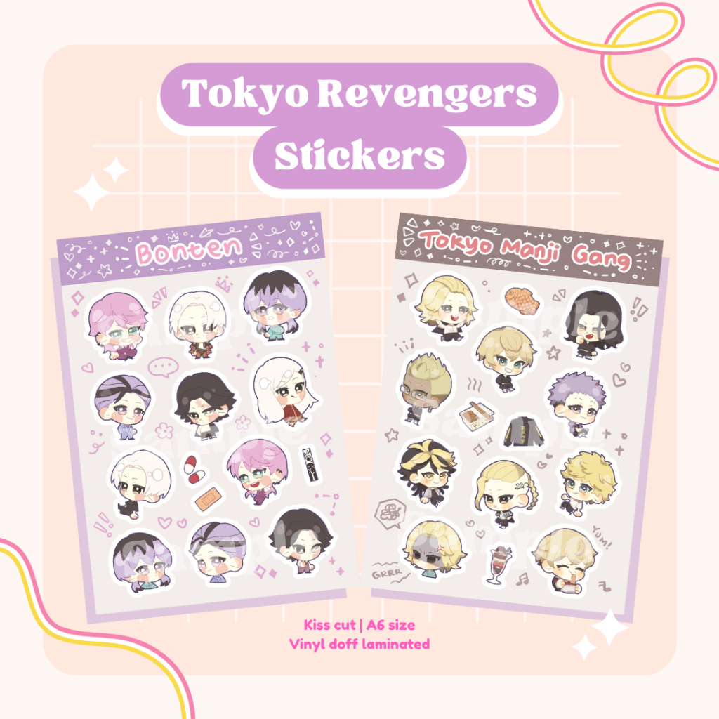 

Tokyo Revengers Stickers | Sticker Anime Aesthetic