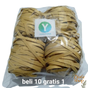 

kertas cacah / serut-parcel / shredded paper dark gold 75gr
