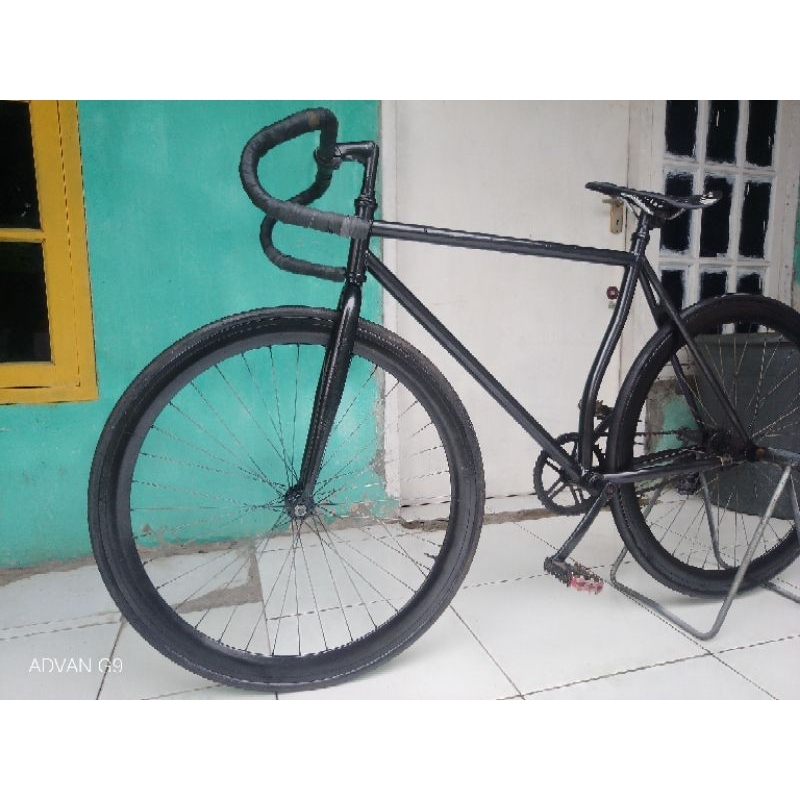 Sepeda fixie torpedo stang balap dropbar