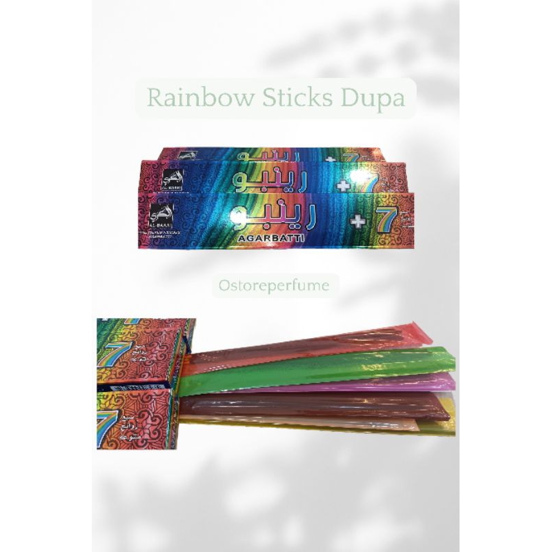 Dupa Sticks - Rainbow Dupa - Agarbatti