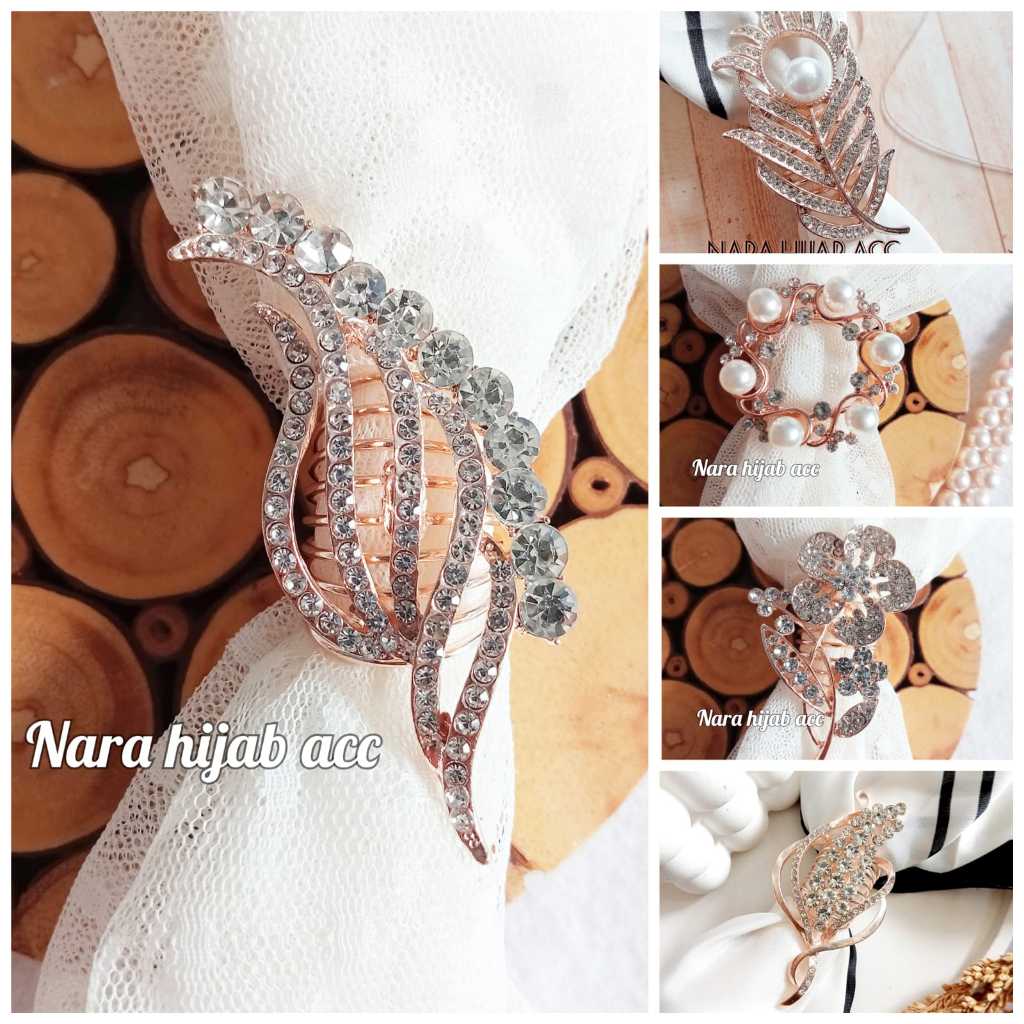 Ring Jilbab Bros Cincin Daun Angsa Mutiara