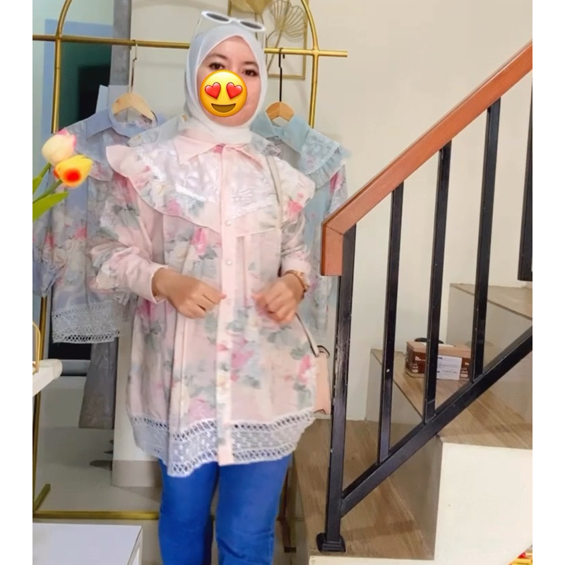 ownerresin.fashion - Kemeja Meijiwang 501135 bunga