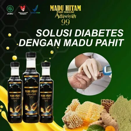 

MADU PAHIT HITAM ADAWIYAH 99 | MADU PENAMBAH STAMINA OBATI DIABETES KOLESTEROL HIPERTENSI DLL
