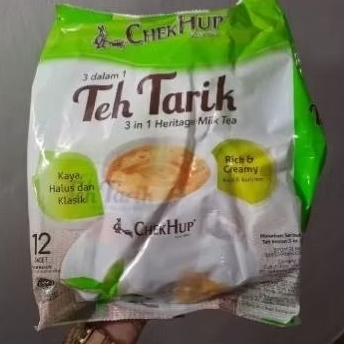 

ChekHup TEH TARIK 3 in 1 Milk Tea chek hup IMPORT ( 12 sachets)