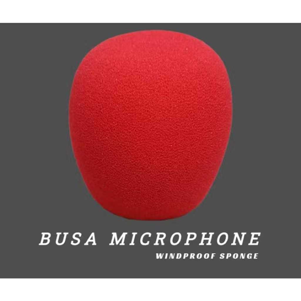 Busa Microphone/Sarung Microphone/Spon Microphone/Foam Mic karaoke - Busa Mic 1pc