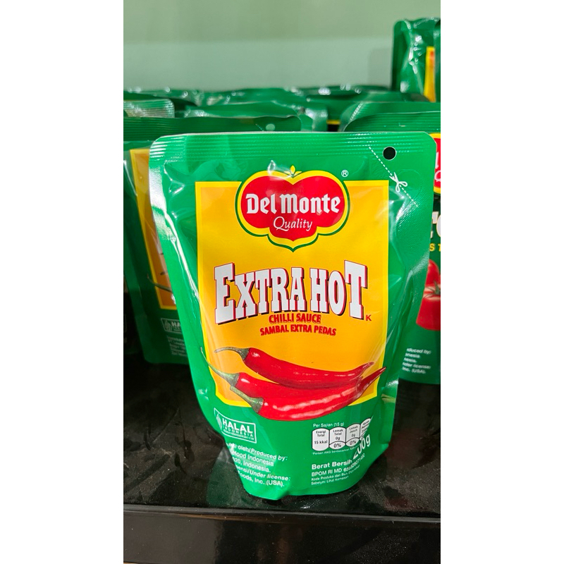 

Saos extra hot del monte 200gr