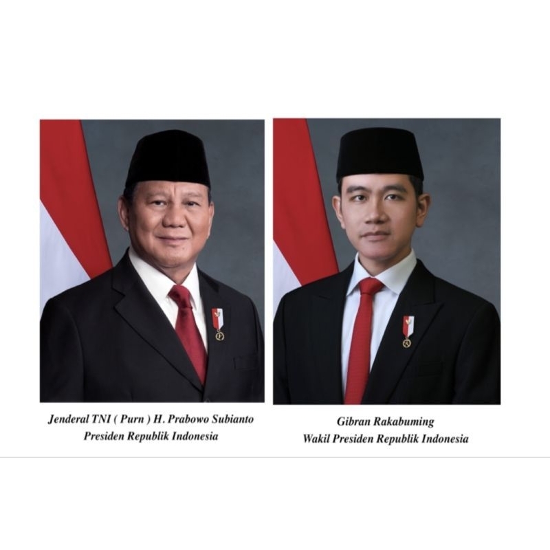 POSTER PRESIDEN DAN WAKIL PRESIDEN