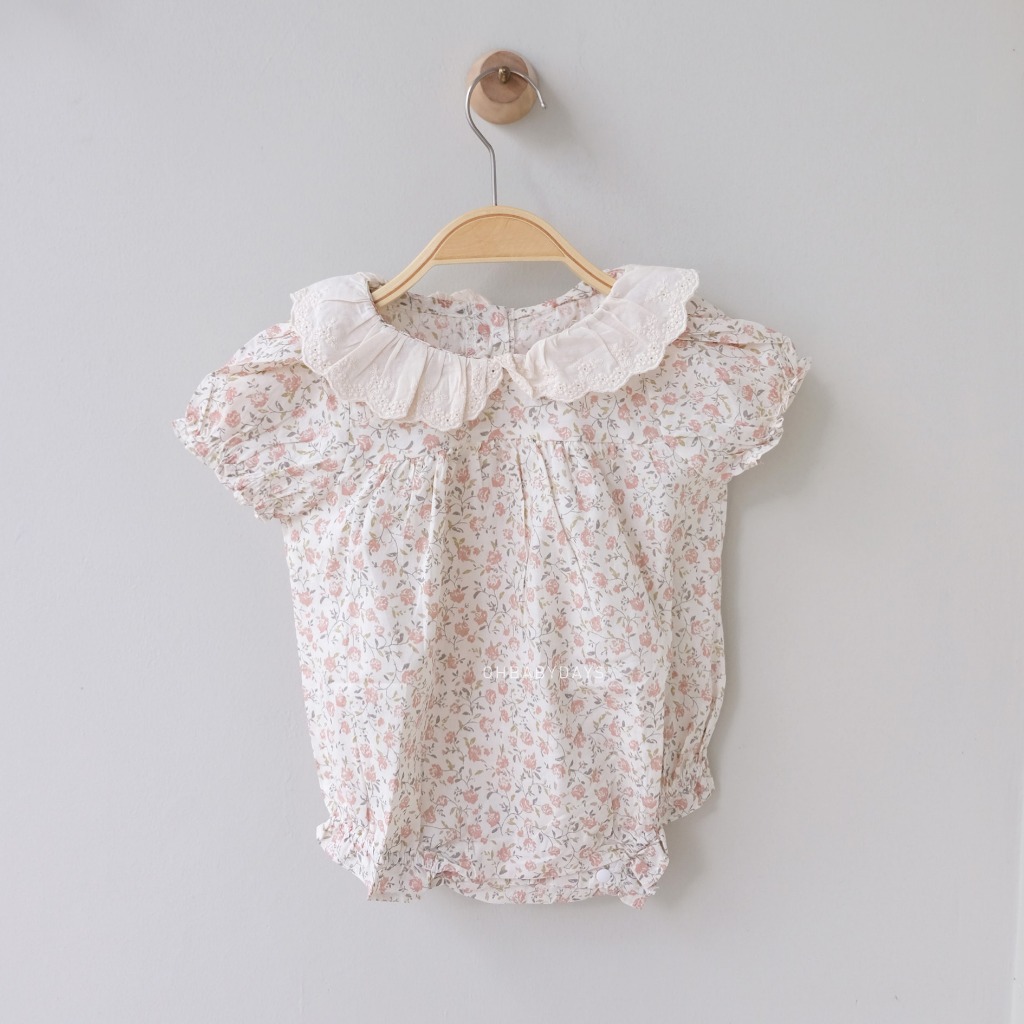 OHBABYDAYS | Jumper Romper Bayi | Rosie Flower Romper