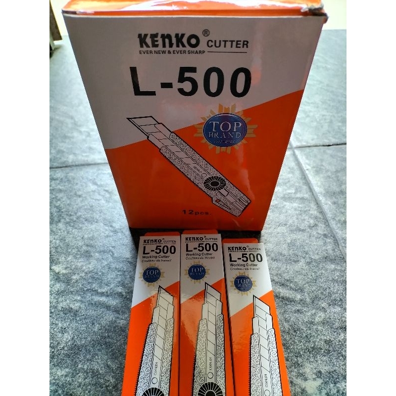 

Cutter Kenko Besar L500 / Kater merk Kenko / Cutter pisau kenko L500