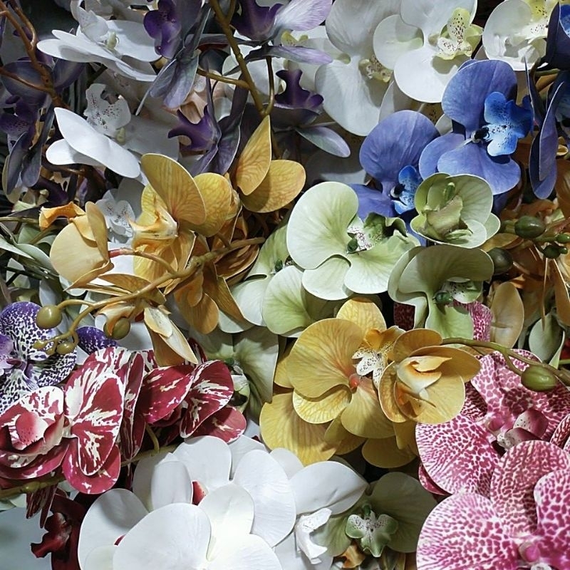 Bunga anggrek latex premium jumbo super