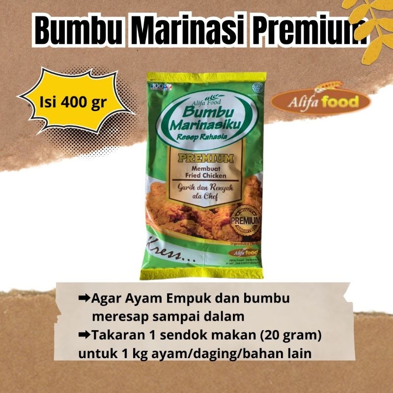 

Bumbu Marinasi Premium 400 gr AlifaFood