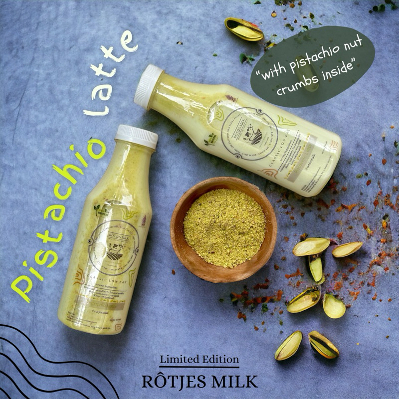 

Rotjes Milk "Pistachio Latte" Limited Edition LOW FAT DIET MILK TEA