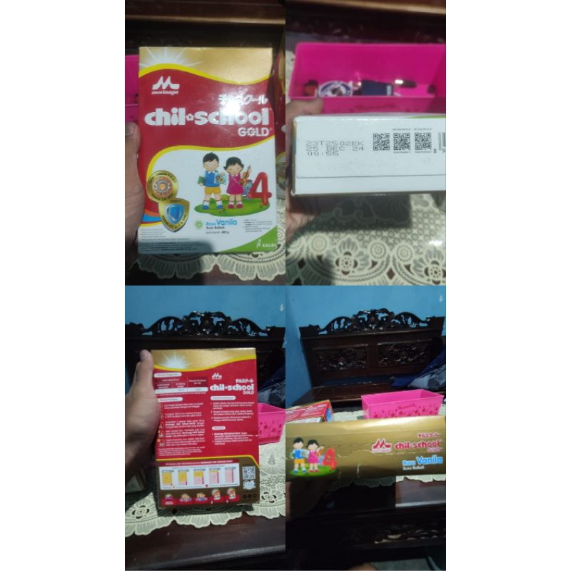 

Susu Morinaga chill school 4 rasa vanila 400 gram
