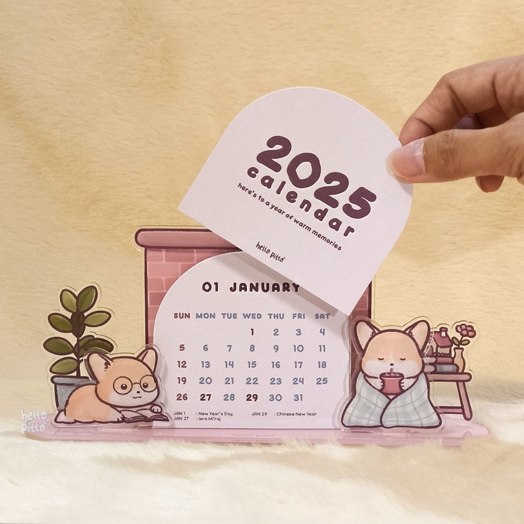 

Hello Pitto Corgi Calendar