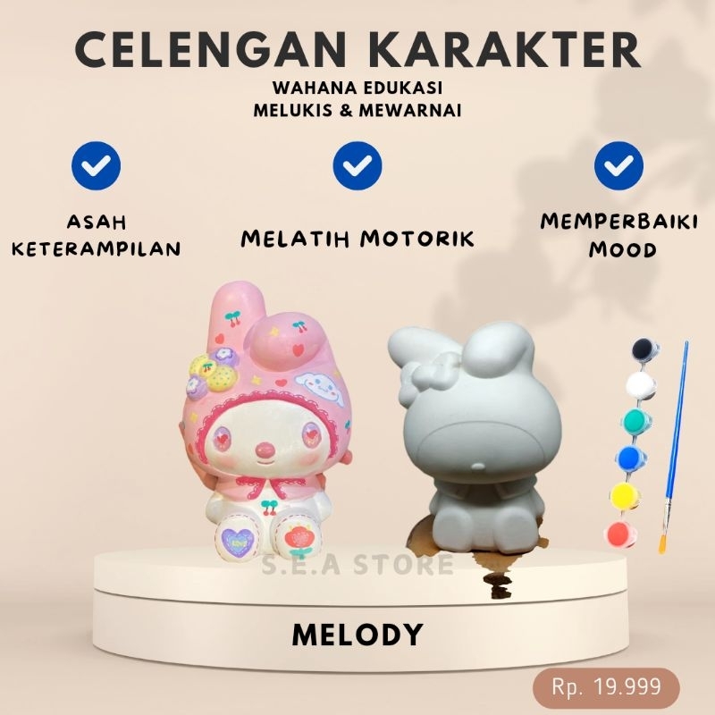 

Celengan Patung Karakter Melody 2