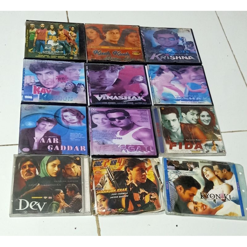 Kaset VCD Film India Jadul Sepaket 30 Buah