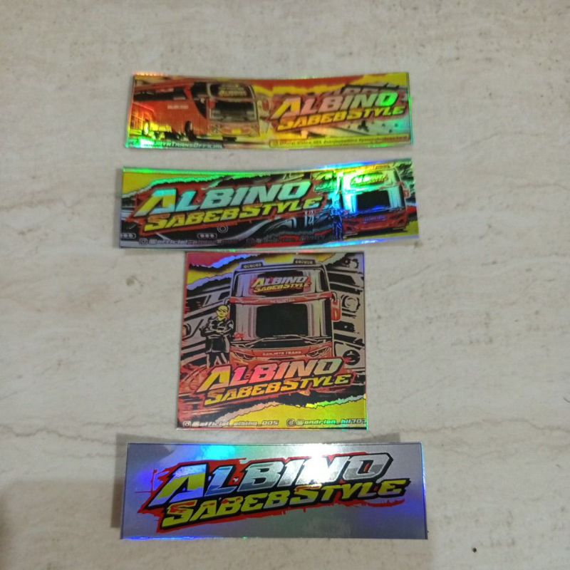 

Stiker Bus Sanjaya trans ALBINO asli PO