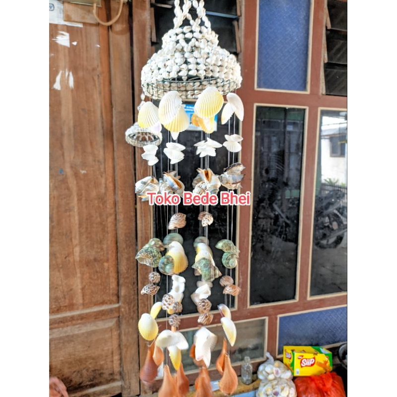 Kerajinan Kap Lampu gantung Kerang