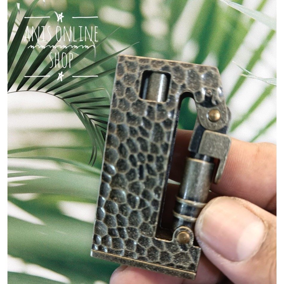 Korek Api Klasik Retro kuno pemantik minyak tanah kreatif Tekan logam pemantik harga murah