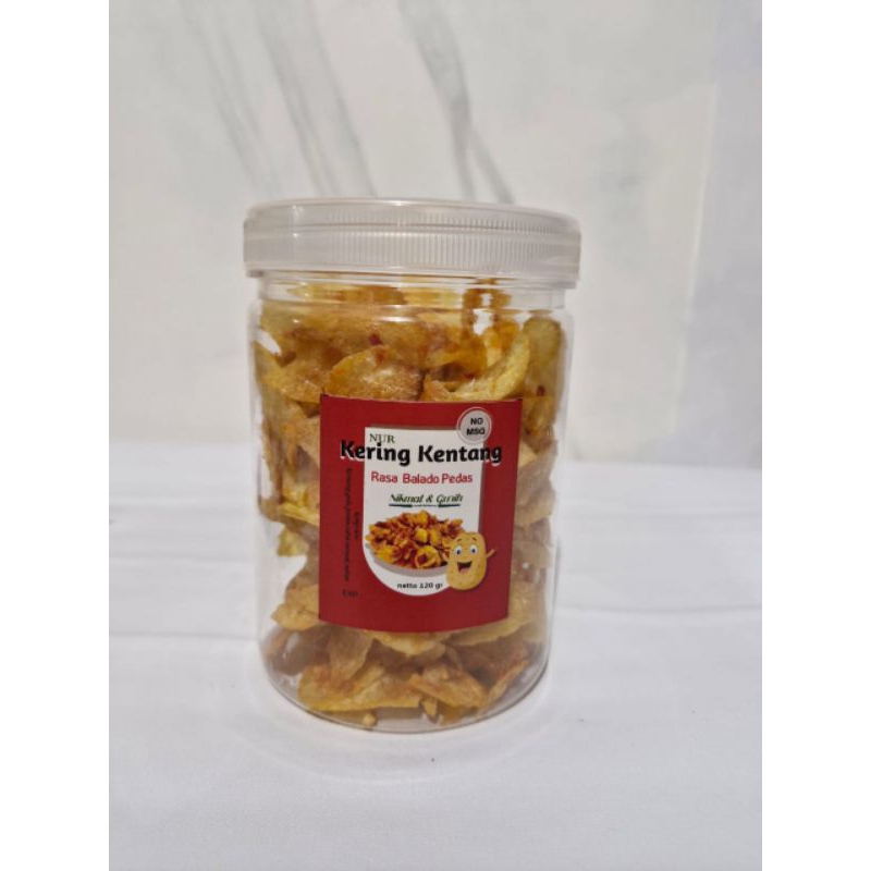 

Nur Kering Kentang Rasa Pedas 120 Gram No MSG