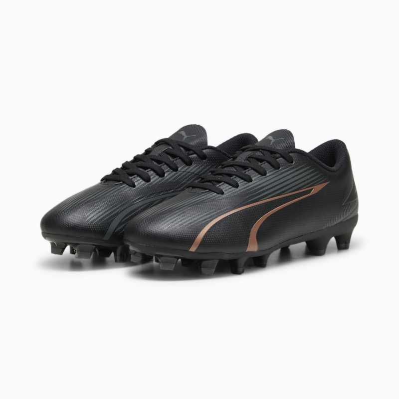 sepatu bola original Puma Junior ULTRA PLAY FG/AG Jr Black-Copper Ro