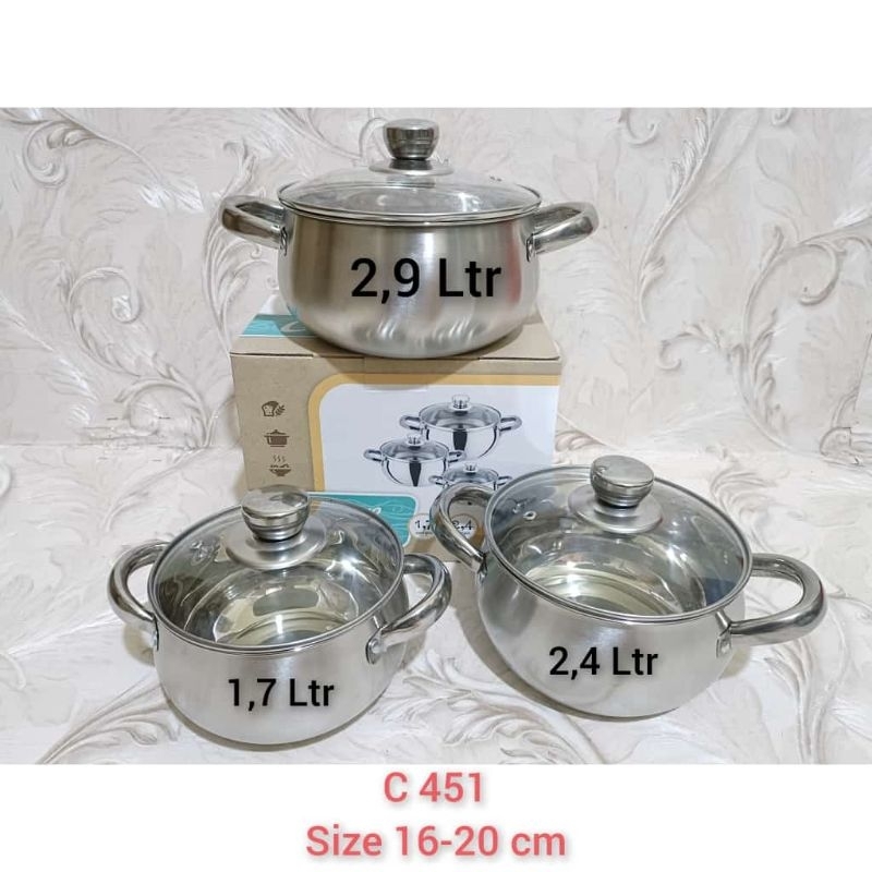SET PANCI labu CALYPSO-vienna LABU 3in1-panci labu bmw