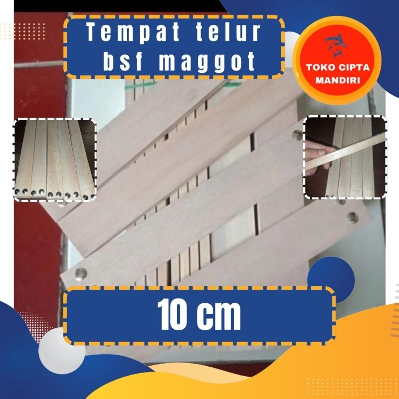 kayu bsf maggot 10 cm maggot tempat telur maggot bsf kandang lalat bsf