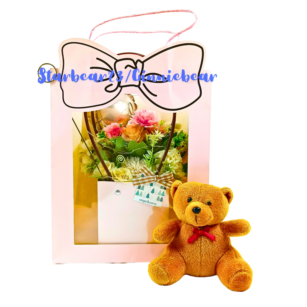 

paperbag transparan motif pita