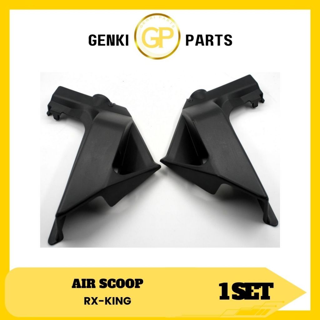 GENKI-PARTS/AIR-SCOOP/MATA-KUCING/SAYAP/TANGKI/AIRSCOOP/MOTOR/YAMAHA/RX-KING/KANAN-KIRI/GRADE-ORI