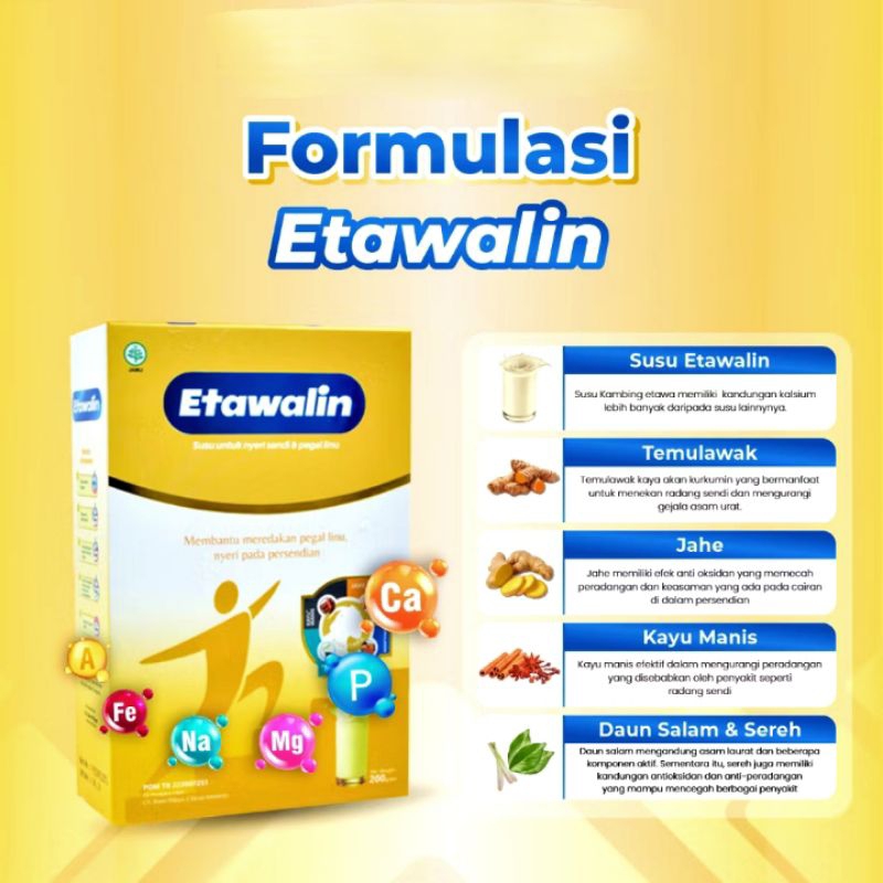 

Susu Etawalin Kambing Asli Etawa Untuk permasalahan Sendi 200gr