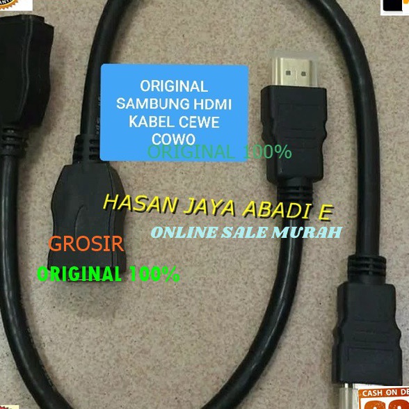 FG2 G294 kabel Hdmi Sambungan 3 cm cabang penambah cable Male Female penyambung orinal komputer lapt