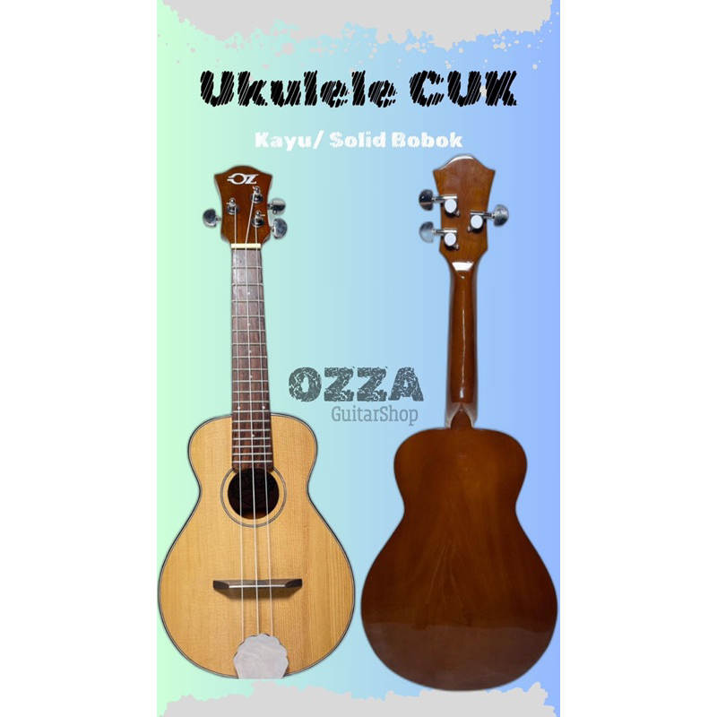 Ukulele CUK akustic/elektrik (bobokan/Full kayu)