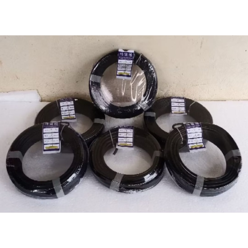 KAWAT BONSAI HITAM DOFF 1MM-6MM 1ROLL IMPORT 1 KG