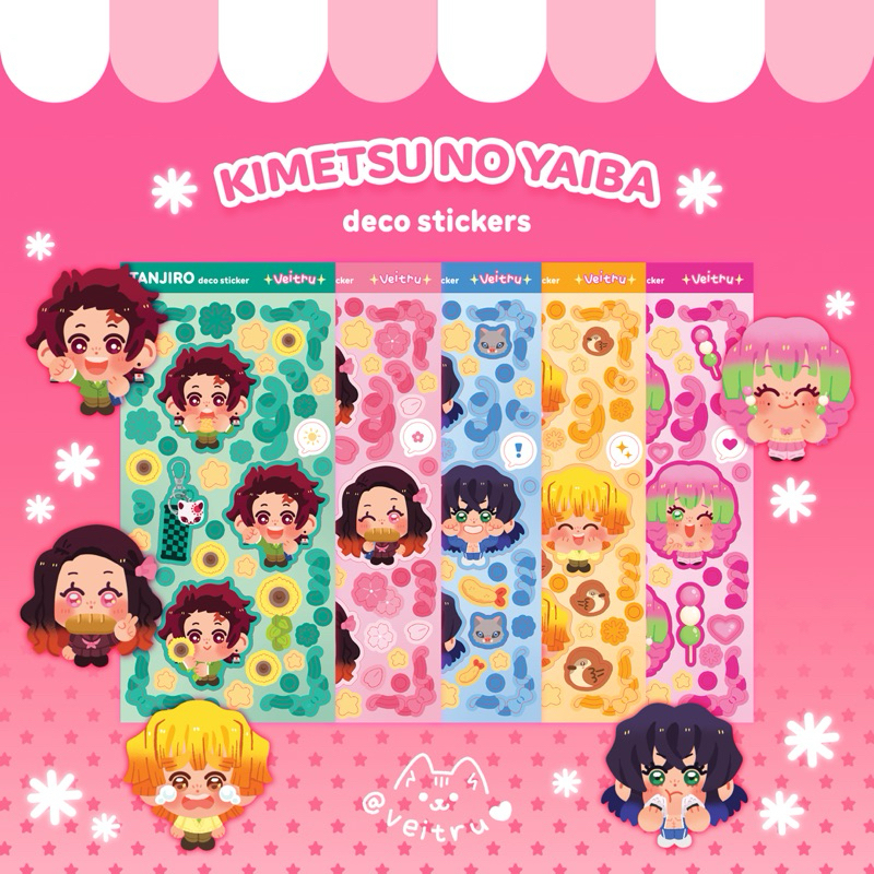 

Kimetsu no Yaiba / Demon Slayer Hologram Deco Sticker by Veitru