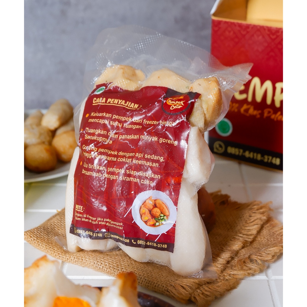 

Pempek Palembang 100% Autentik || Isi 21 Pcs